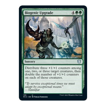 Biogenic Upgrade (MIC) #135 Uncommon (Lightly Played) Commander: Innistrad: Midnight Hunt Magic: The Gathering: 2021