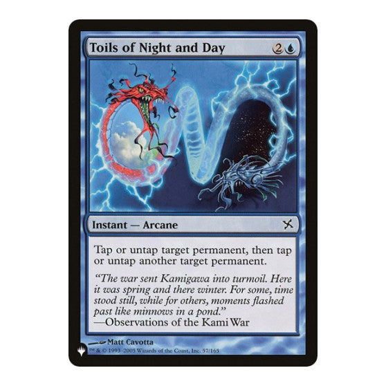 Toils of Night and Day (LIST) #57/165 Common (Lightly Played) The List Reprints Magic: The Gathering: 2026
