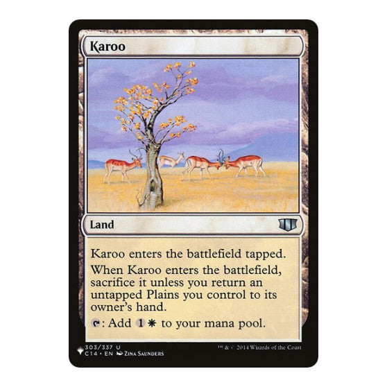 Karoo (C14) (LIST) #303/337 Uncommon (Lightly Played) The List Reprints Magic: The Gathering: 2026