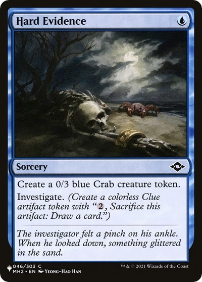 Hard Evidence (LIST) #046/303 Common (Lightly Played) The List Reprints Magic: The Gathering: 2026