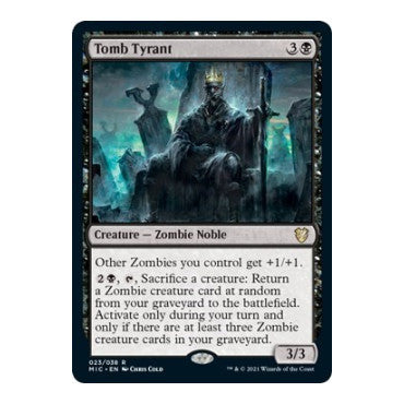 Tomb Tyrant (MIC) #23 Rare (Lightly Played) Commander: Innistrad: Midnight Hunt Magic: The Gathering: 2021