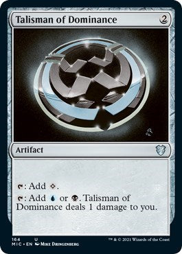 Talisman of Dominance (MIC) #164 Uncommon (Lightly Played) Commander: Innistrad: Midnight Hunt Magic: 2021