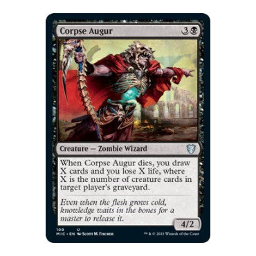 Corpse Augur (MIC) #109 Uncommon (Lightly Played) Commander: Innistrad: Midnight Hunt Magic: The Gathering: 2021
