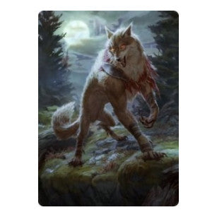 Arlinn, the Moon's Fury Art Card (02/81) (ASMID) #2 Special (Lightly Played) Art Series: Innistrad: Midnight Hunt Magic: The Gathering: 2021
