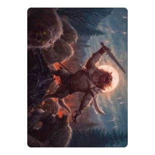 Tovolar, the Midnight Scourge Art Card (06/81) (ASMID) #6 Special (Lightly Played) Art Series: Innistrad: Midnight Hunt Magic: The Gathering: 2021
