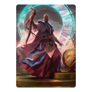 Teferi, Who Slows the Sunset Art Card (ASMID) #10 Special (Lightly Played) Art Series: Innistrad: Midnight Hunt Magic: The Gathering: 2021
