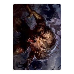 Village Reavers Art Card (ASMID) #45 Special (Lightly Played) Art Series: Innistrad: Midnight Hunt Magic: The Gathering: 2021