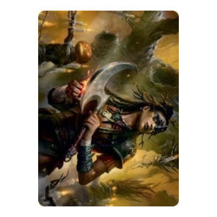 Harvesttide Sentry Art Card (ASMID) #47 Special (Lightly Played) Art Series: Innistrad: Midnight Hunt Magic: The Gathering: 2021