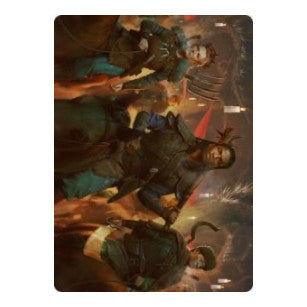 Candlelit Cavalry Art Card (ASMID) #48 Special (Lightly Played) Art Series: Innistrad: Midnight Hunt Magic: The Gathering: 2021