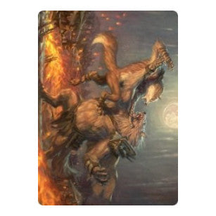 Duel for Dominance Art Card (ASMID) #51 Special (Lightly Played) Art Series: Innistrad: Midnight Hunt Magic: The Gathering: 2021