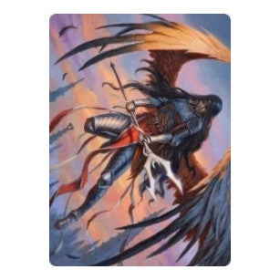 Liesa, Forgotten Archangel Art Card (ASMID) #63 Special (Lightly Played) Art Series: Innistrad: Midnight Hunt Magic: The Gathering: 2021