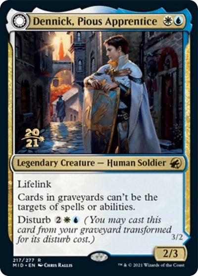 Dennick Pious Apprentice (PRE) #217s Rare (Foil Near Mint) Prerelease Cards Magic: The Gathering: 2026