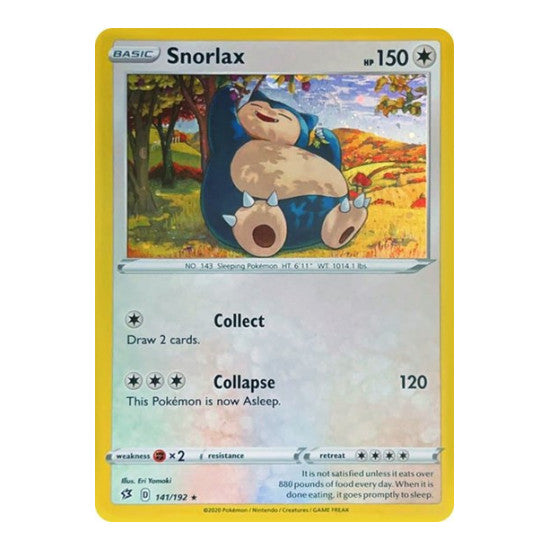 Snorlax - 141/192 (Cosmos Holo) (MCAP) #141/192 Promo (Holofoil Heavily Played) Miscellaneous Cards & Products Pokemon: 2026
