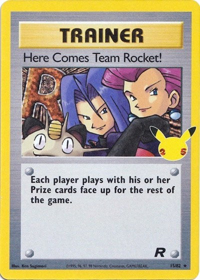 Here Comes Team Rocket! (CCC) #15/82 Classic Collection (Holofoil Near Mint) Celebrations: Classic Collection Pokemon: 2021
