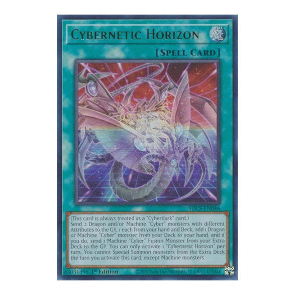 Cybernetic Horizon (SDCS) #SDCS-EN046 Ultra Rare (Unlimited Lightly Played) Structure Deck: Cyber Strike YuGiOh: 2021
