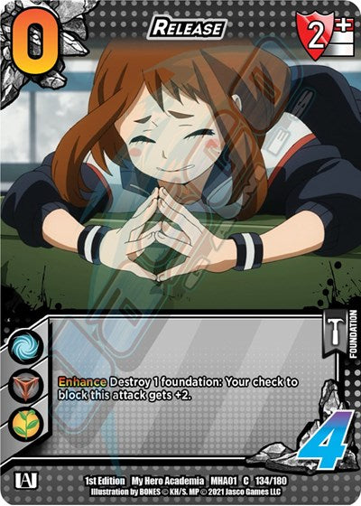 Release (MHA) #134/180 Common (1st Edition Normal Lightly Played) UniVersus: My Hero Academia UniVersus: 2021