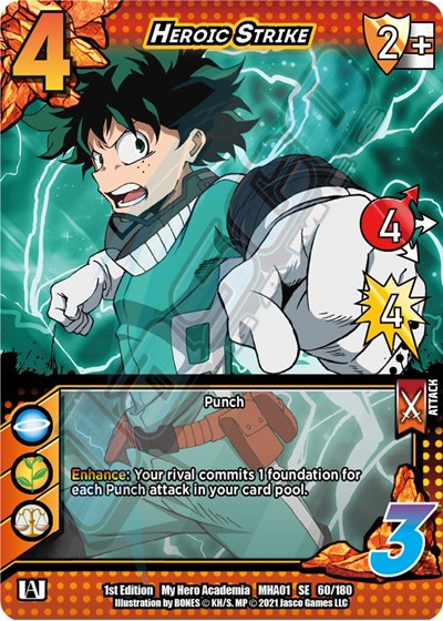Heroic Strike (MHA) #60/180 SE UniVersus: My Hero Academia UniVersus: 2021