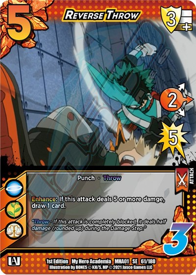 Reverse Throw (MHA) #61/180 SE UniVersus: My Hero Academia UniVersus: 2021