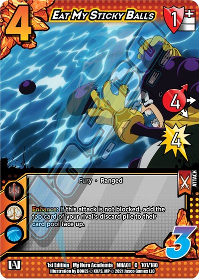 Eat My Sticky Balls (MHA) #101/180 Common UniVersus: My Hero Academia UniVersus: 2021