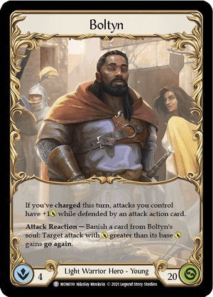 Boltyn Galaxxi Black (MON) #MON030 // MON155 Token (Unlimited Edition Normal Lightly Played) Monarch Flesh and Blood TCG: 2021