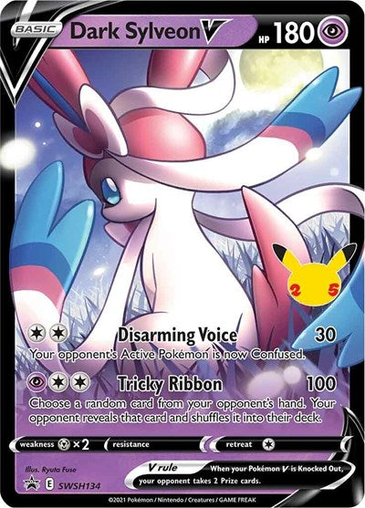 Dark Sylveon V - SWSH134 (SWSD) #SWSH134 Promo (Holofoil Near Mint) SWSH: Sword & Shield Promo Cards Pokemon: 2019