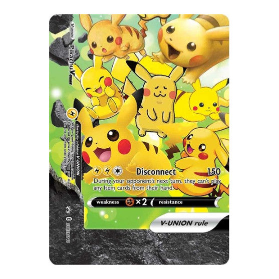 Pikachu V-Union - SWSH141 (SWSD) #SWSH141 Promo (Holofoil Lightly Played) SWSH: Sword & Shield Promo Cards Pokemon: 2019