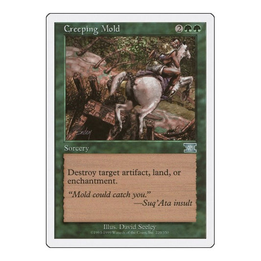 Creeping Mold (6ED) #220 Uncommon (Moderately Played) Classic Sixth Edition Magic: The Gathering: 1999