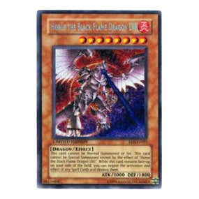 Horus The Black Flame Dragon LV8 (EEN) #EEN-ENSE1 Secret Rare (Limited Lightly Played) Elemental Energy YuGiOh: 2005