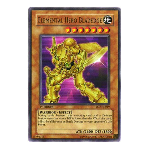Elemental Hero Bladedge () #YSD-EN019 Ultra Rare Starter Deck 2006 YuGiOh: 2006