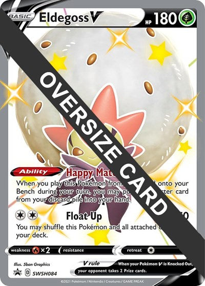 Eldegoss V SWSH084 (PR) #SWSH084 Promo (Near Mint) Jumbo Cards Pokemon: 2015