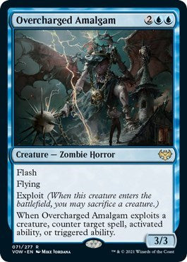 2021 Magic: Innistrad: Crimson Vow (VOW) - Overcharged Amalgam (#71, Rare) (Lightly Played)