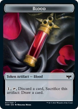 Blood Token (VOW) #17 T (Lightly Played) Innistrad: Crimson Vow Magic: 2021