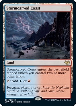Stormcarved Coast (VOW) #265 Rare (Near Mint) Innistrad: Crimson Vow Magic: The Gathering: 2021