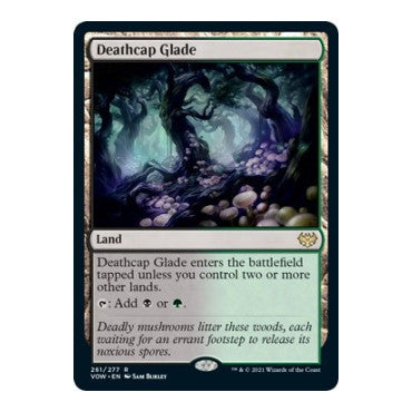 Deathcap Glade (VOW) #261 Rare Innistrad: Crimson Vow Magic: The Gathering: 2021