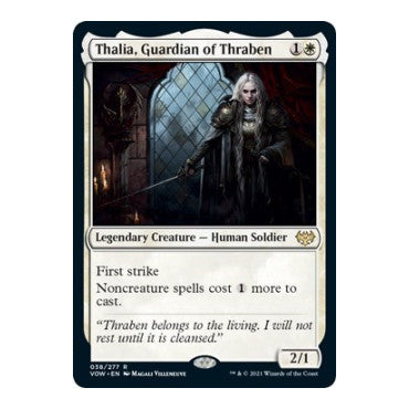 Thalia, Guardian of Thraben (VOW) #38 Rare (Lightly Played) Innistrad: Crimson Vow Magic: The Gathering: 2021