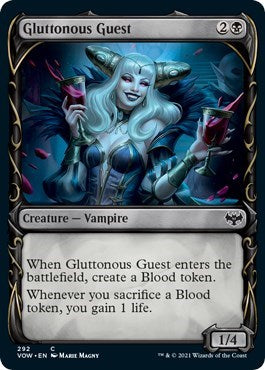 Gluttonous Guest Showcase (VOW) #292 Common (Lightly Played) Innistrad: Crimson Vow Magic: 2021