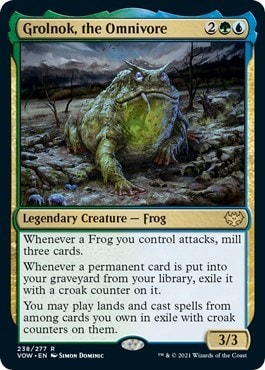 Grolnok the Omnivore (VOW) #238 Rare (Lightly Played) Innistrad: Crimson Vow Magic: The Gathering: 2021