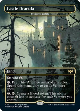 Castle Dracula Voldaren Estate (BABP) #403 P (Foil Near Mint) Buy-A-Box Promos Magic: 2009