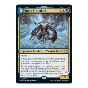 Runo Stromkirk (VOW) #246 Rare (Lightly Played) Innistrad: Crimson Vow Magic: The Gathering: 2021