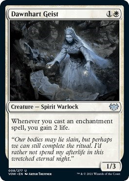 Dawnhart Geist (VOW) #8 Uncommon (Lightly Played) Innistrad: Crimson Vow Magic: The Gathering: 2021