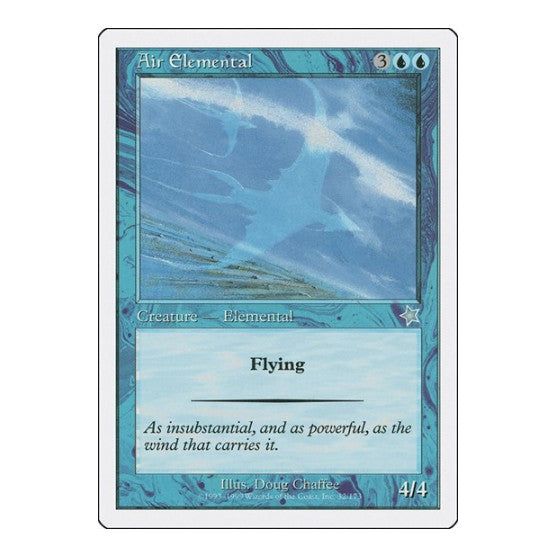 Air Elemental (S99) #32 Uncommon (Moderately Played) Starter 1999 Magic: The Gathering: 1999
