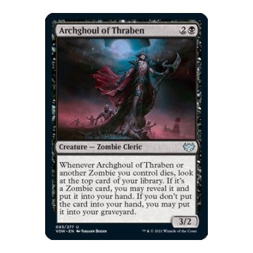 Archghoul of Thraben (VOW) #93 Uncommon Innistrad: Crimson Vow Magic: The Gathering: 2021
