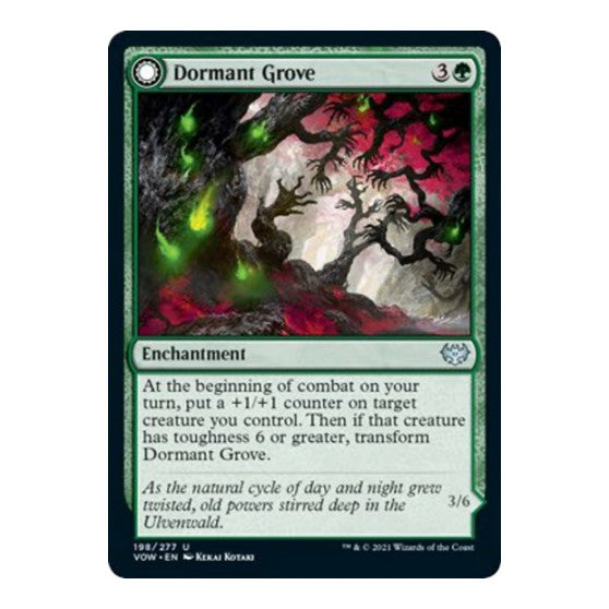 Dormant Grove (VOW) #198 Uncommon (Lightly Played) Innistrad: Crimson Vow Magic: The Gathering: 2021