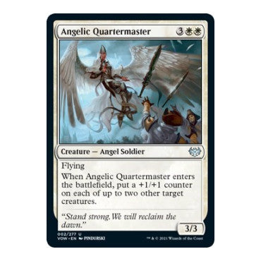Angelic Quartermaster (VOW) #2 Uncommon (Lightly Played) Innistrad: Crimson Vow Magic: The Gathering: 2021
