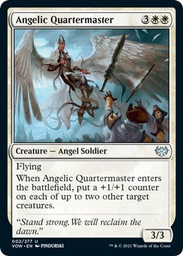 Angelic Quartermaster (VOW) #2 Uncommon (Lightly Played) Innistrad: Crimson Vow Magic: The Gathering: 2021