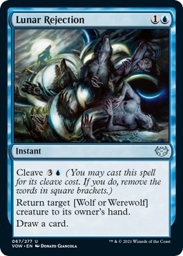 Lunar Rejection (VOW) #67 Uncommon (Lightly Played) Innistrad: Crimson Vow Magic: The Gathering: 2021