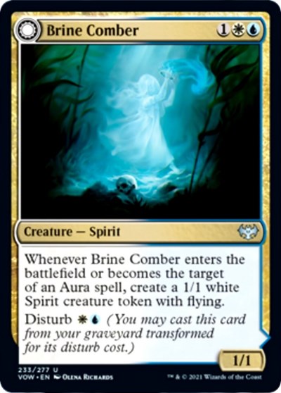 Brine Comber (VOW) #233 Uncommon (Lightly Played) Innistrad: Crimson Vow Magic: 2021