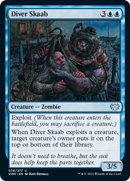 Diver Skaab (VOW) #56 Uncommon (Lightly Played) Innistrad: Crimson Vow Magic: The Gathering: 2021