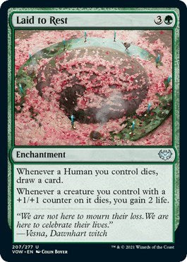 Laid to Rest (VOW) #207 Uncommon (Lightly Played) Innistrad: Crimson Vow Magic: The Gathering: 2021
