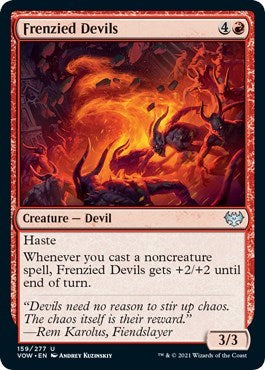 Frenzied Devils (VOW) #159 Uncommon (Lightly Played) Innistrad: Crimson Vow Magic: 2021